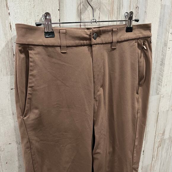 Lululemon Pants Mens 30x30 Brown Commission Slim Warpstreme LM5AF2S - Picture 3 of 7